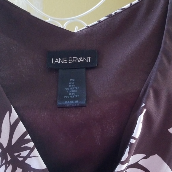 Chocolate Brown & White Floral Print Dress - Picture 6 of 8